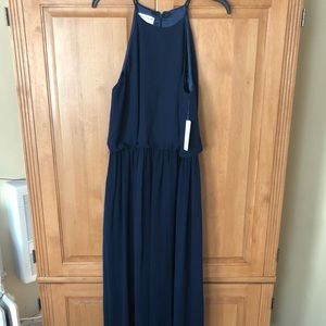 Donna Morgan Navy gown